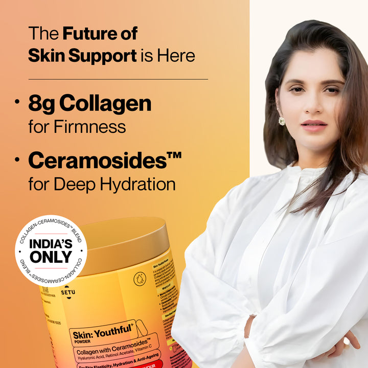 Skin: Youthful with Marine Collagen & Ceramosides™