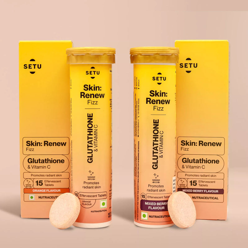 Skin: Renew - Glutathione - (Orange + Mixed Berry) Flavour
